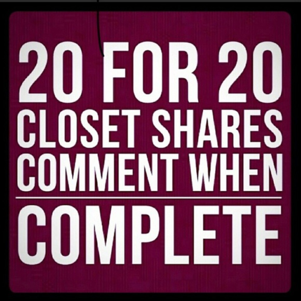 20 Shares For 20 Shares